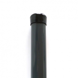 Sloupek plotový 175 cm, 48 mm, pozinkovaný + PVC Antracit